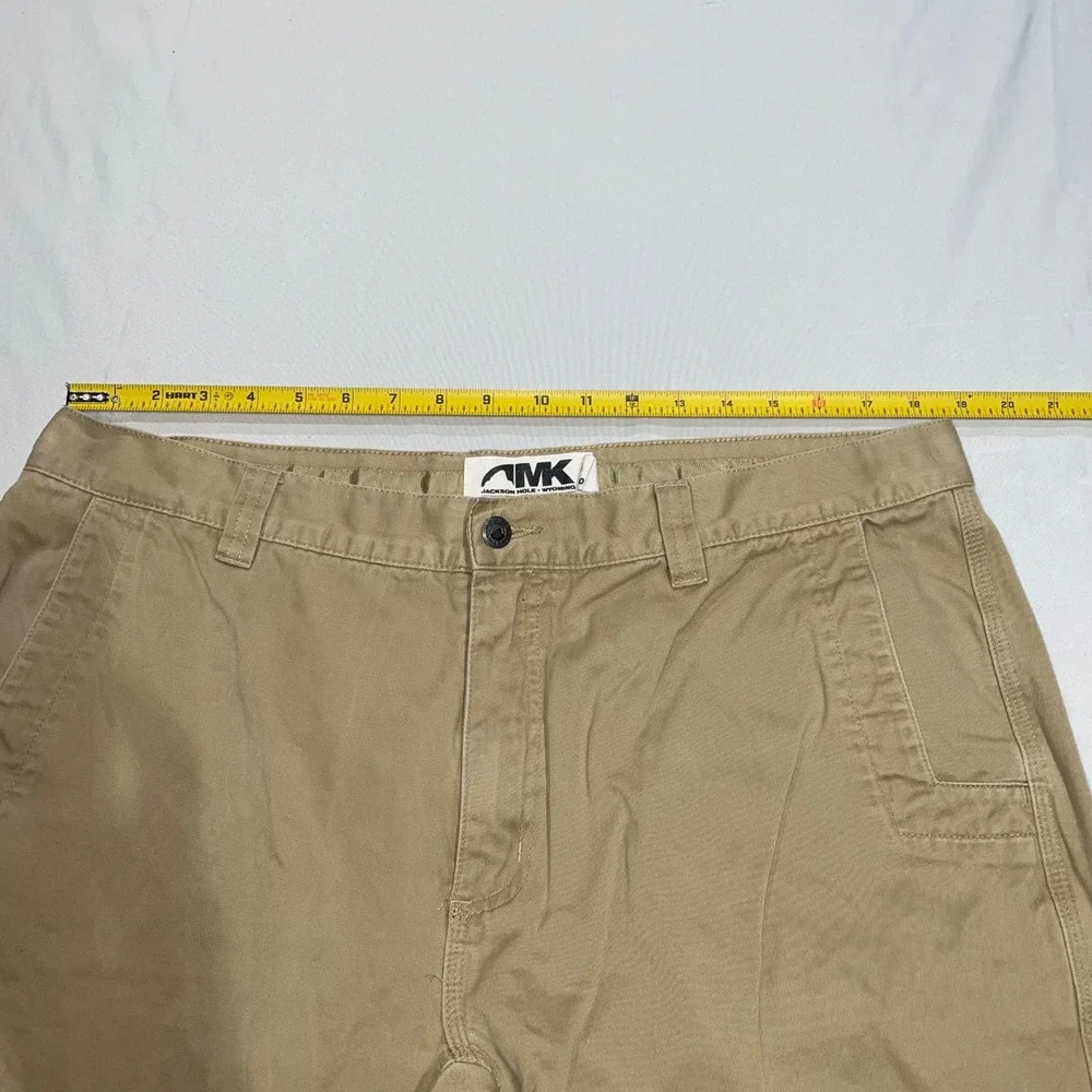 Mountain Khakis Teton Twill Pants Mens 40x30 Khaki Tan Cotton Rugged Outdoor